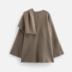 Lauwren | Women's Elegant Asymmetrical Sweater Coat