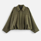 Lauwren | Women's Vintage Jacket with Turn-Down Collar