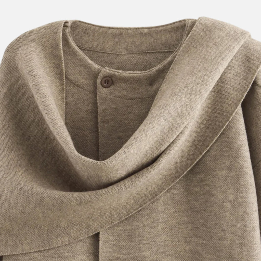 Lauwren | Women's Elegant Asymmetrical Sweater Coat