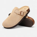 Lauwren | Women's Classic Suede Cork Mules