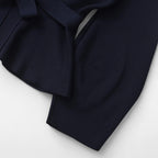 Lauwren | Woman's Elegant Belted Knit Sweater