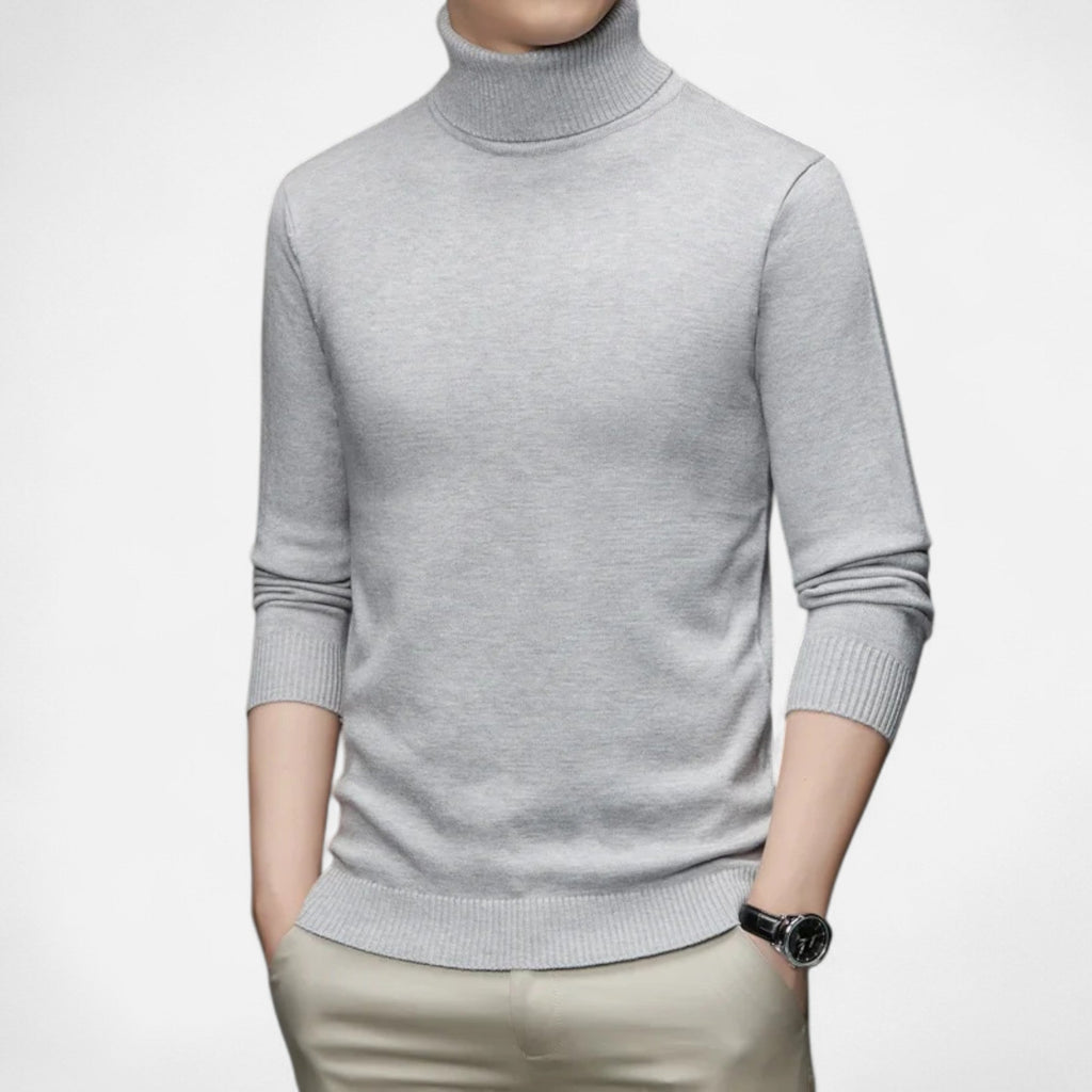 Lauwren | Men's Classic Knit High Neck Sweater