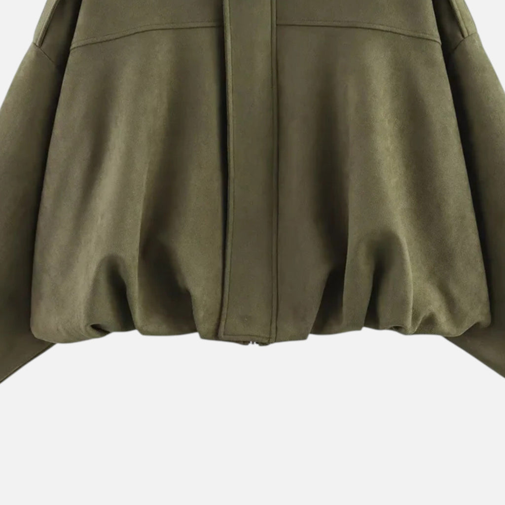 Lauwren | Women's Vintage Jacket with Turn-Down Collar