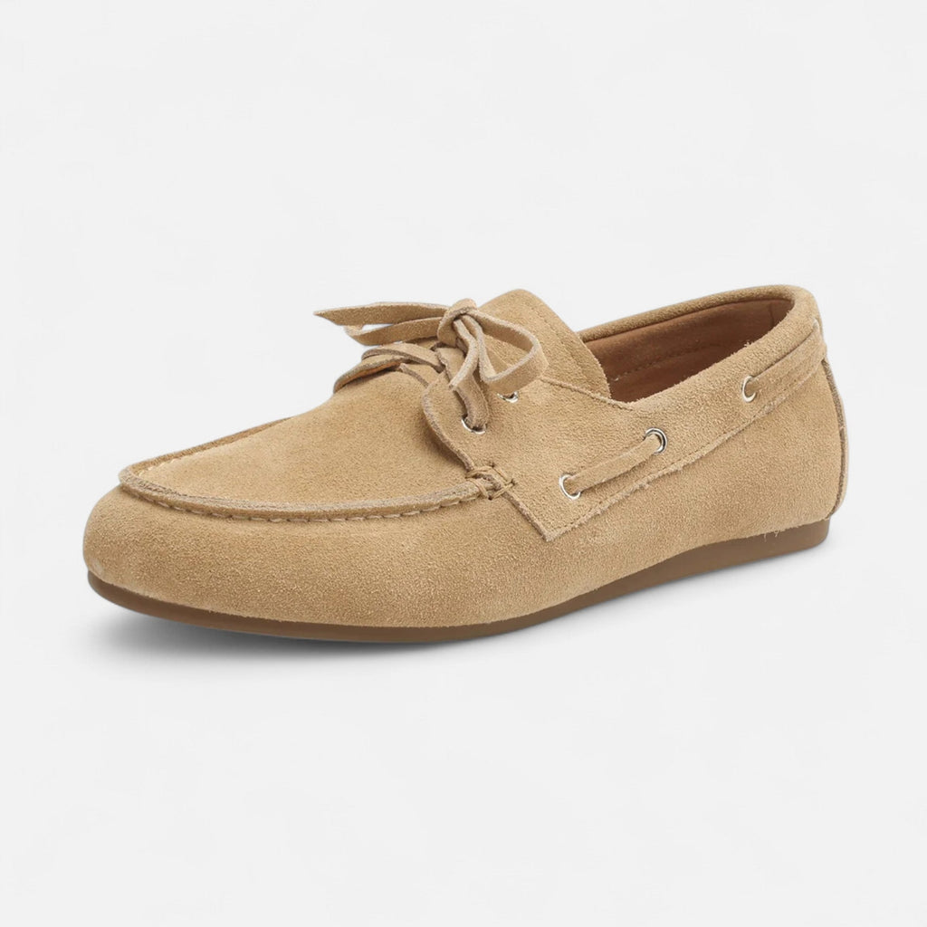 Lauwren | Women's Suede Loafers - Classic Elegance