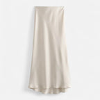 Lauwren | Women's Timeless Satin Midi Skirt