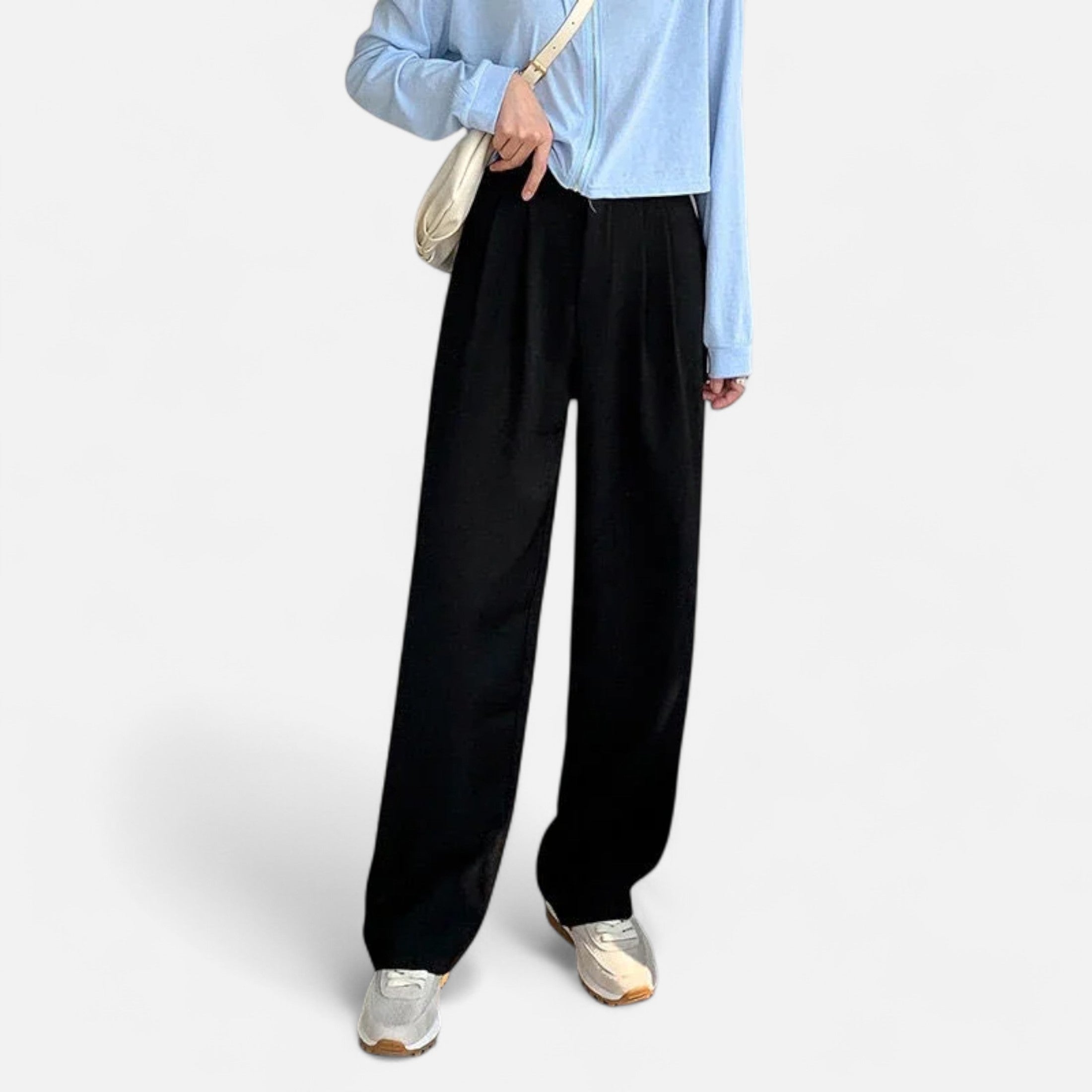 Lauwren | Women's High-Waisted Trousers - Classic Elegance