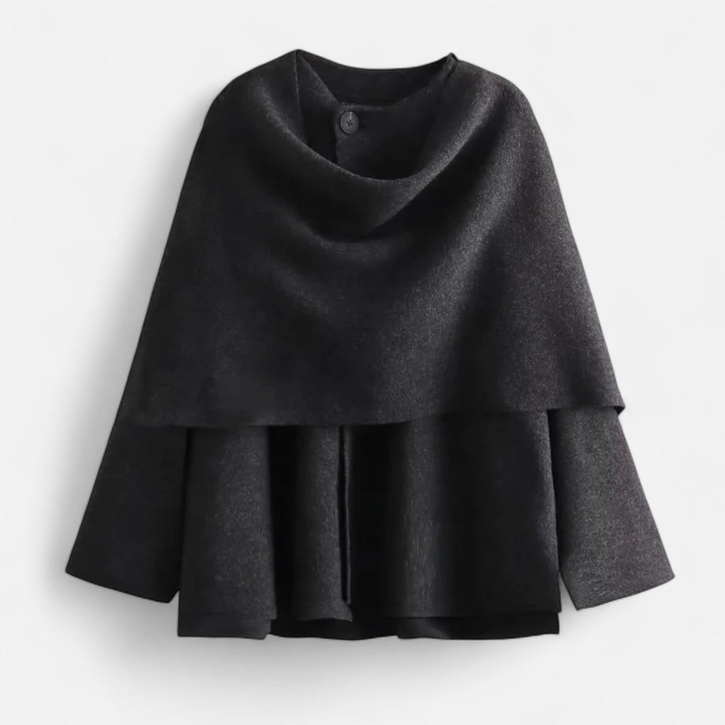 Lauwren | Women's Elegant Asymmetrical Sweater Coat