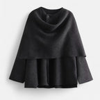 Lauwren | Women's Elegant Asymmetrical Sweater Coat