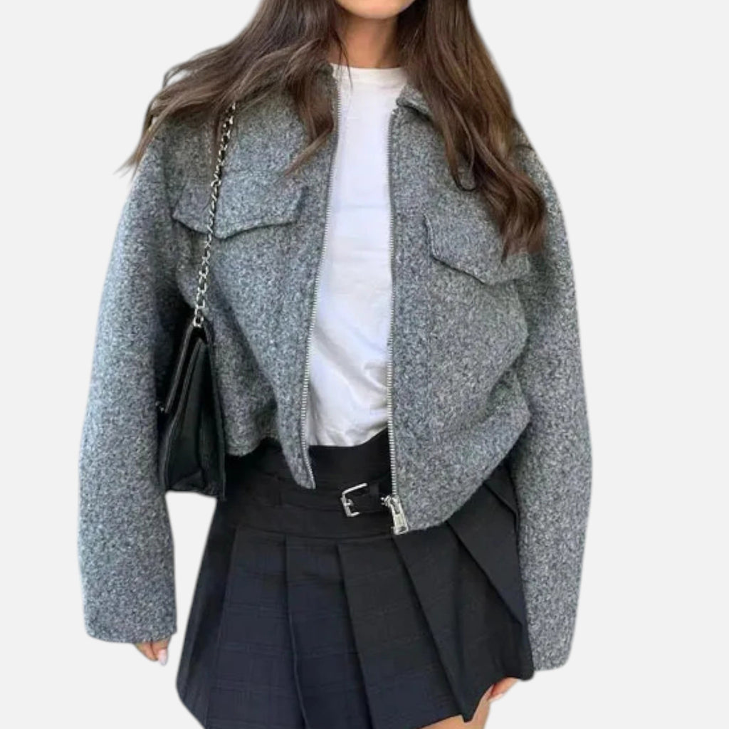 Lauwren | Women's Short Tweed Jacket - Elegant