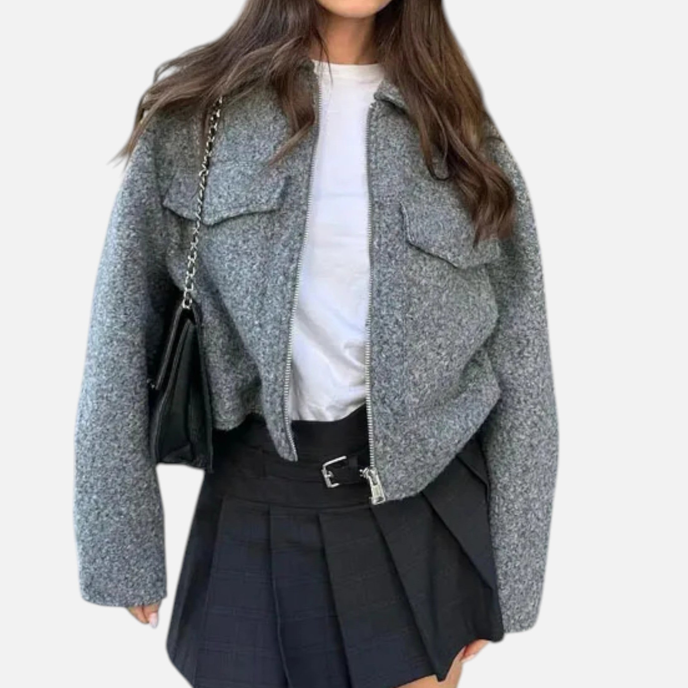 Lauwren | Women's Short Tweed Jacket - Elegant