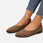 Lauwren | Woman's Elegant pointed toe ballerina's