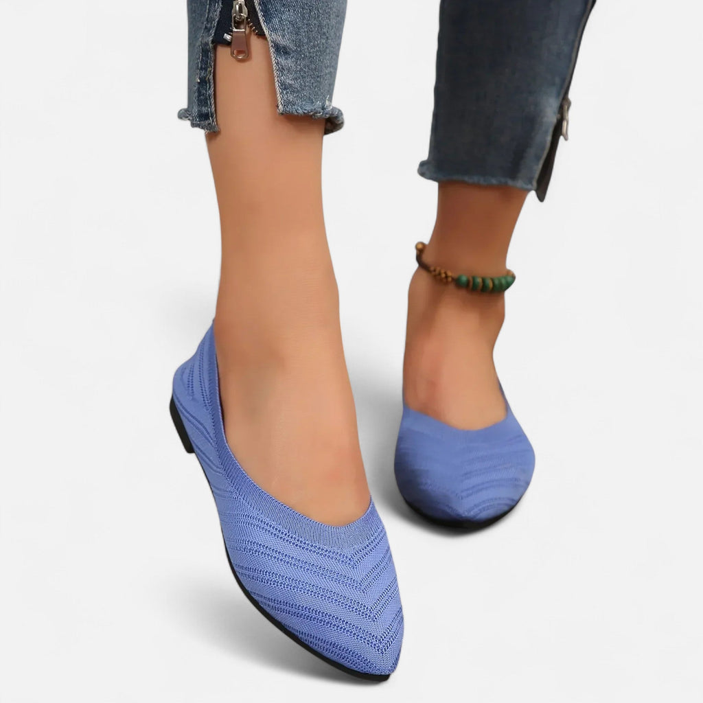 Lauwren | Woman's Elegant pointed toe ballerina's