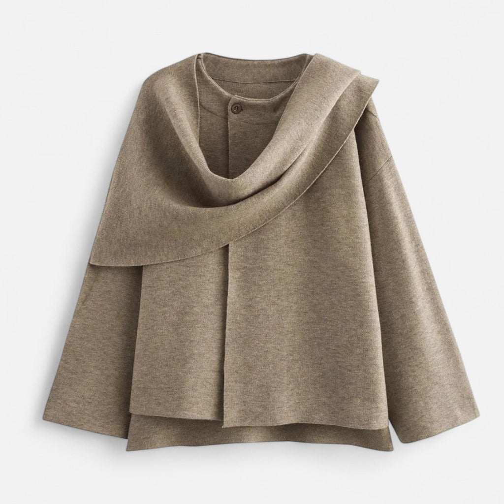 Lauwren | Women's Elegant Asymmetrical Sweater Coat