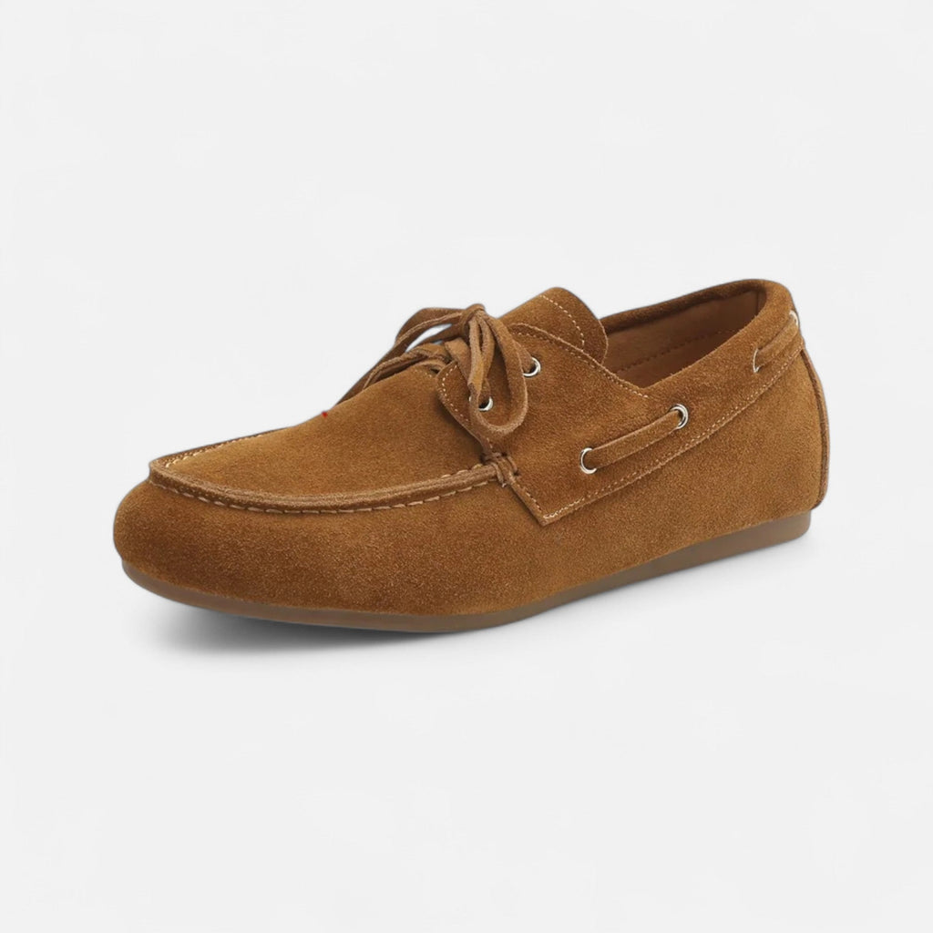 Lauwren | Women's Suede Loafers - Classic Elegance