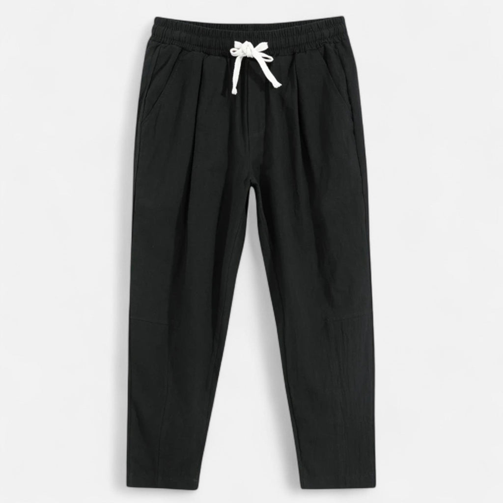 Lauwren | Men's Casual Straight Leg Cotton Trousers