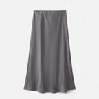 Lauwren | Women's Timeless Satin Midi Skirt