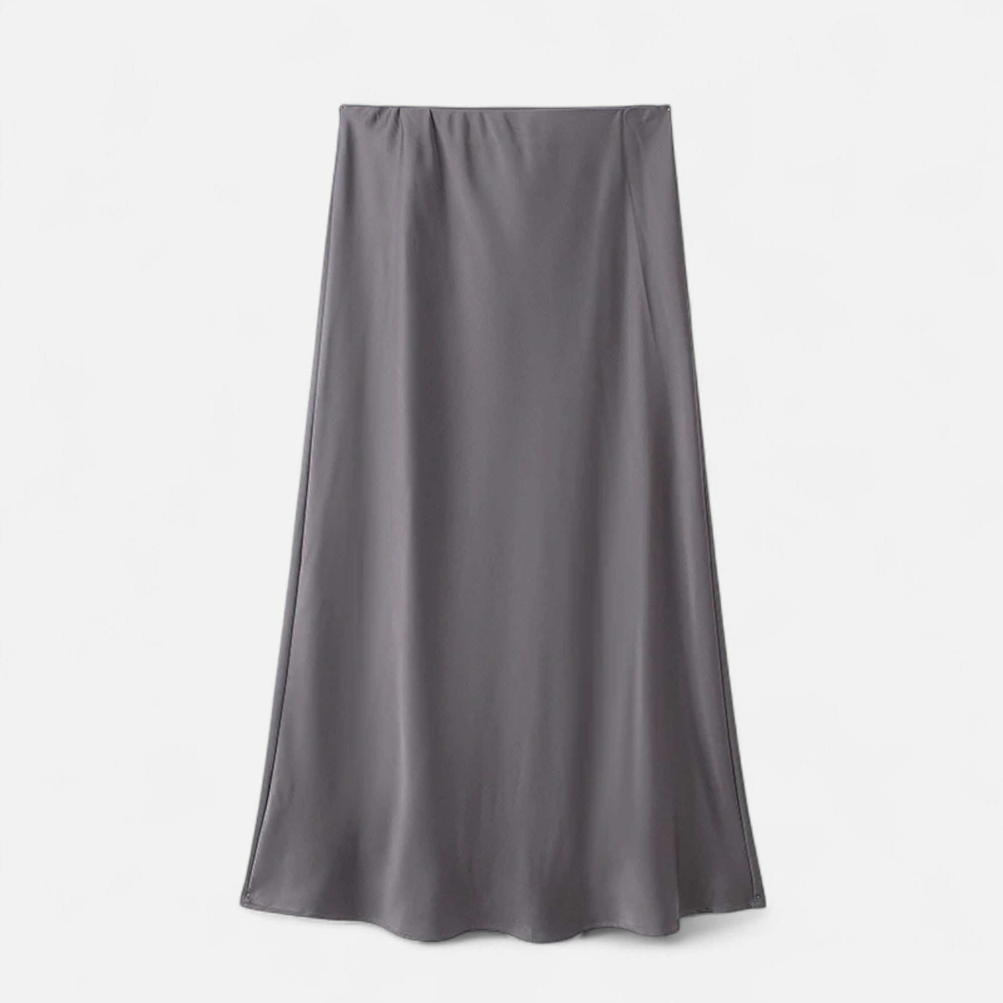 Lauwren | Women's Timeless Satin Midi Skirt