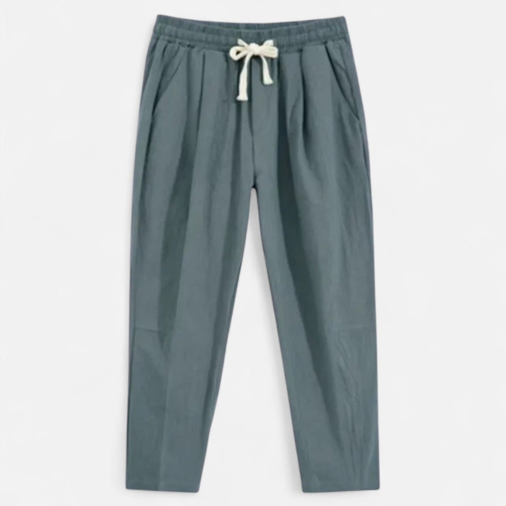 Lauwren | Men's Casual Straight Leg Cotton Trousers