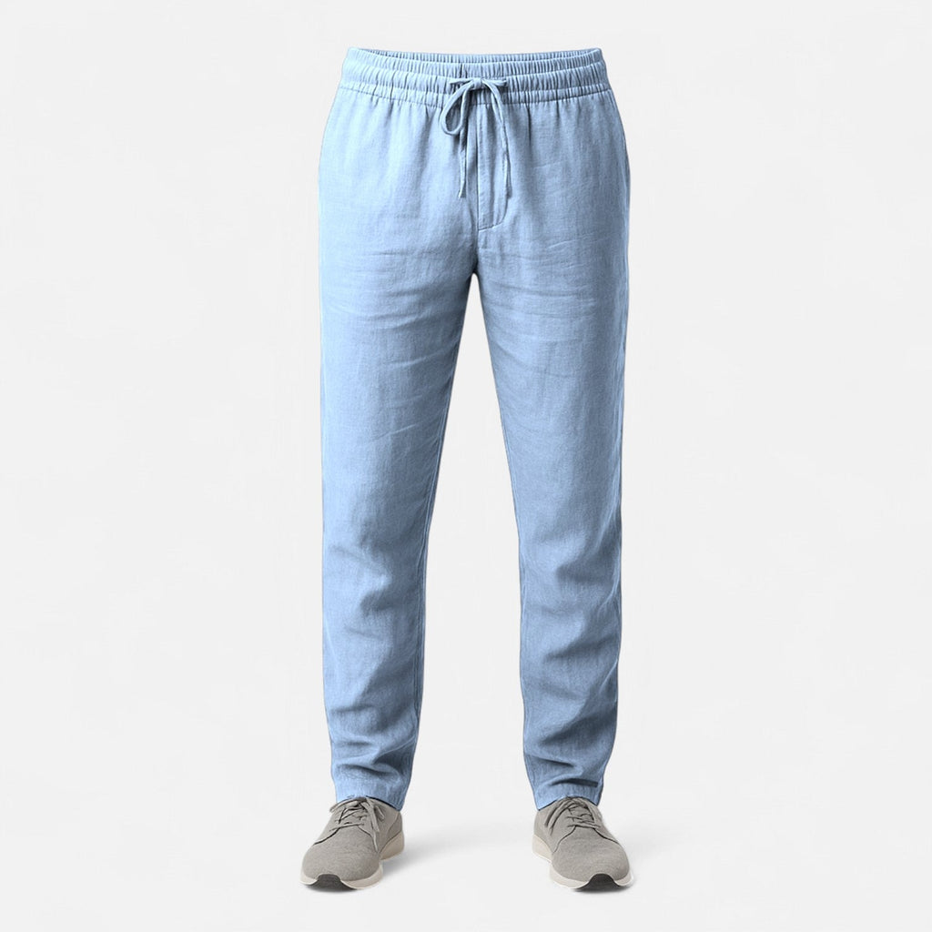 Lauwren | Men's Heritage Linen Cotton Trousers