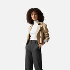 Lauwren | Women's Elegant Belted Short Trench Coat