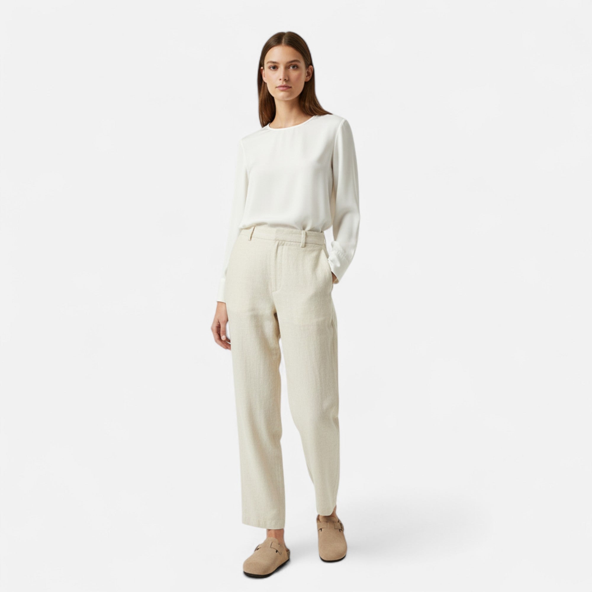 Lauwren | Women's Classic Suede Cork Mules