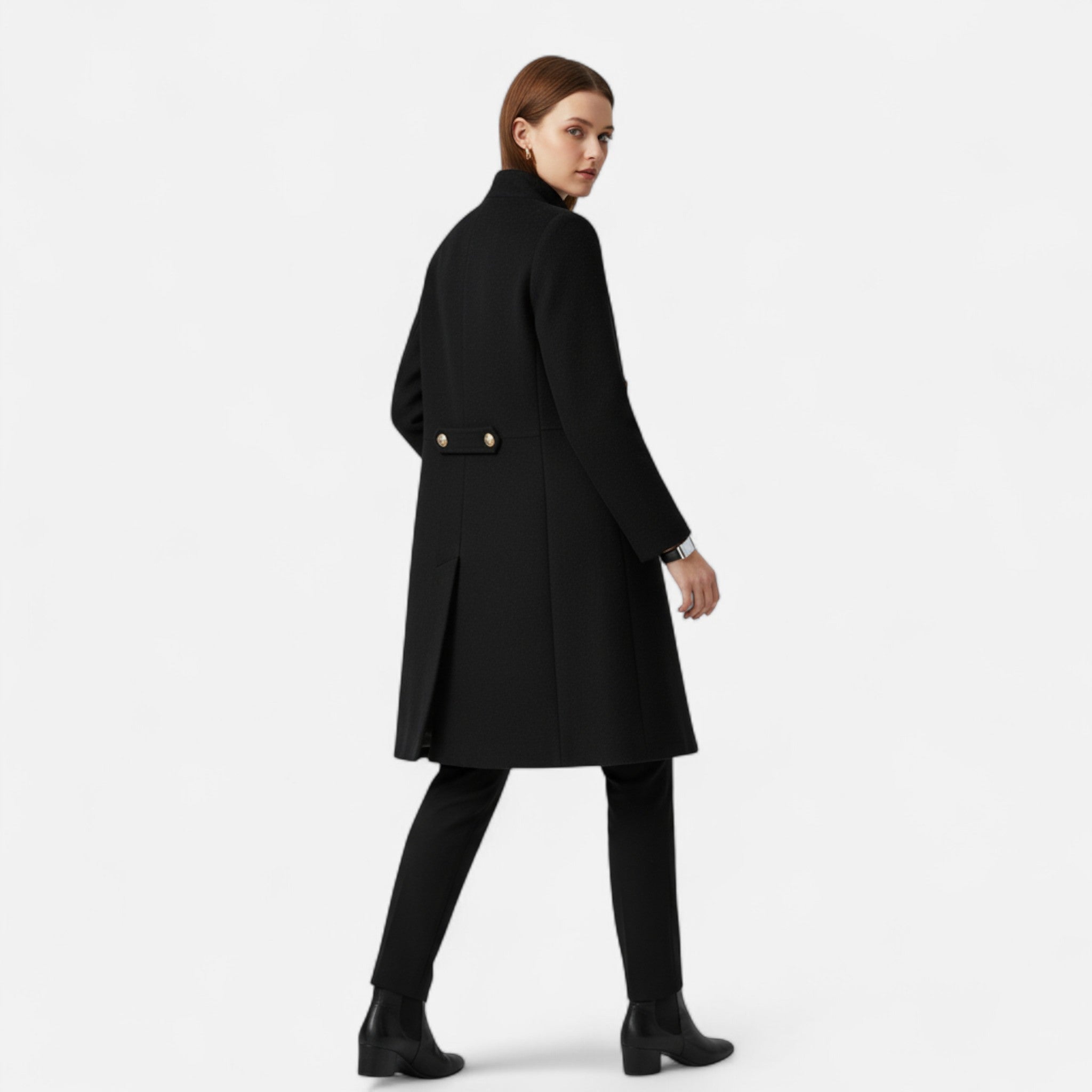 Lauwren | Women's Wool Coat – Autumnal Elegance