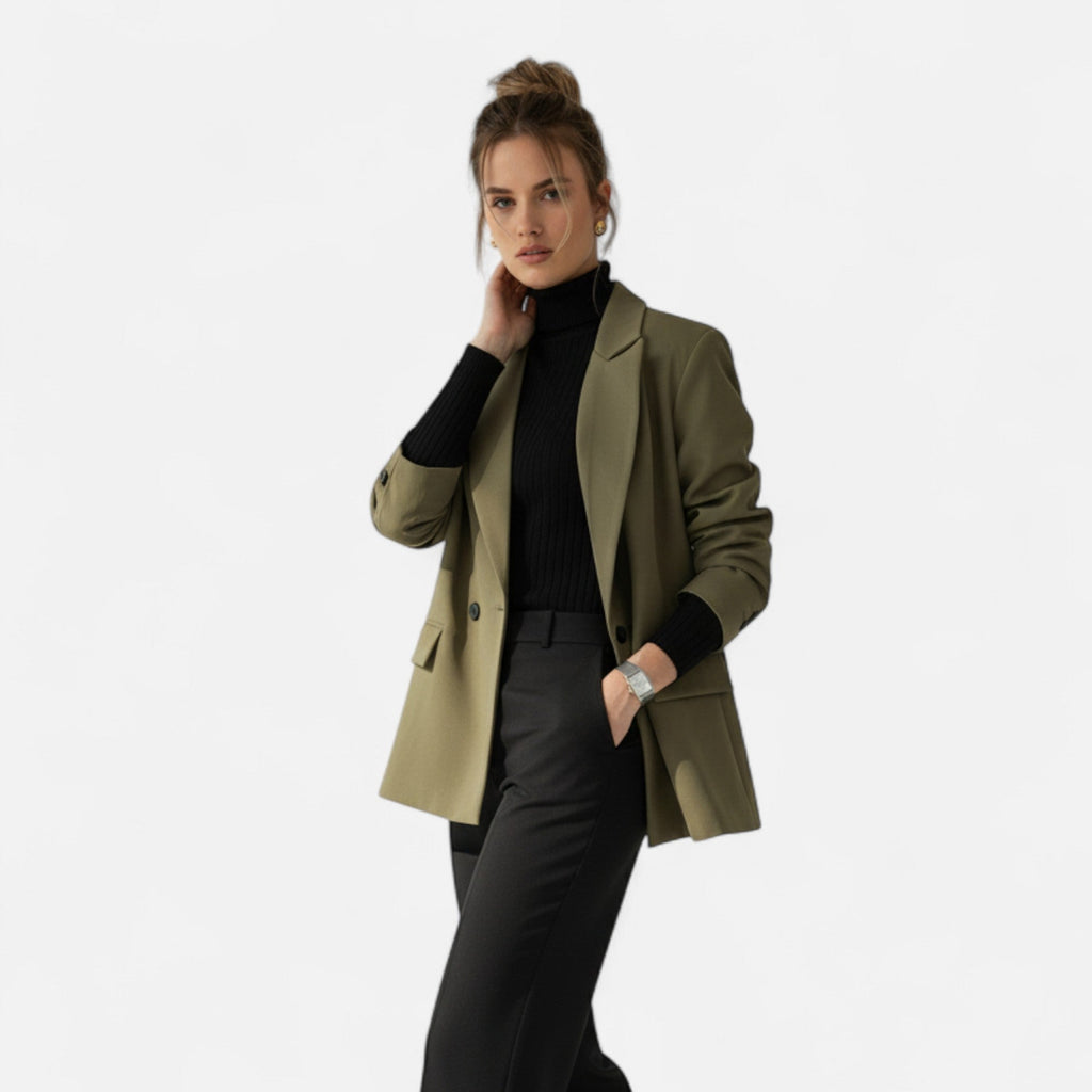 Lauwren | Women's Elegant Double-Breasted Blazer