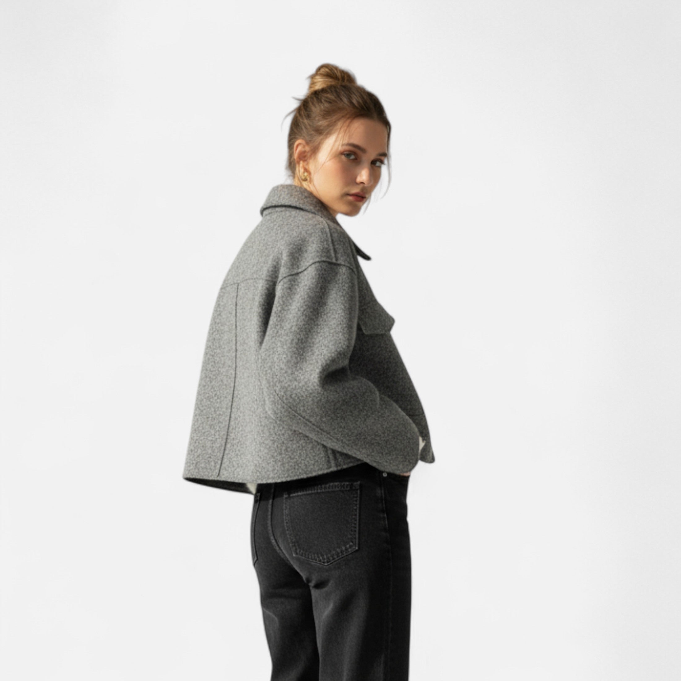 Lauwren | Women's Short Tweed Jacket - Elegant