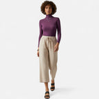 Lauwren | Women's Pleated Wide Leg Trousers