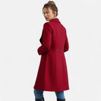 Lauwren | Women's Double-Breasted Coat - Classic Elegance