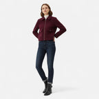 Lauwren | Women's Wool Jacket – Burgundy Elegance