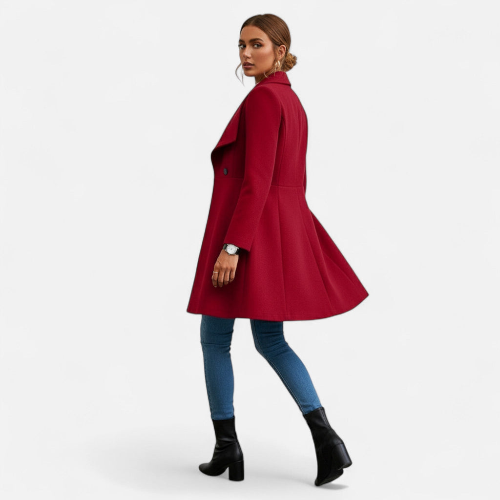 Lauwren | Women's Lapel Coat – Classic Chic