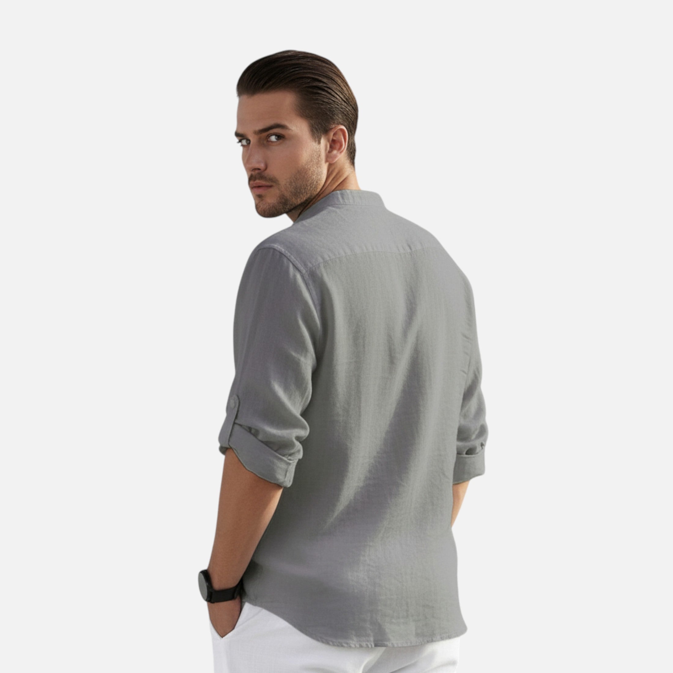 Lauwren | Men's Heritage Linen Cotton Shirt