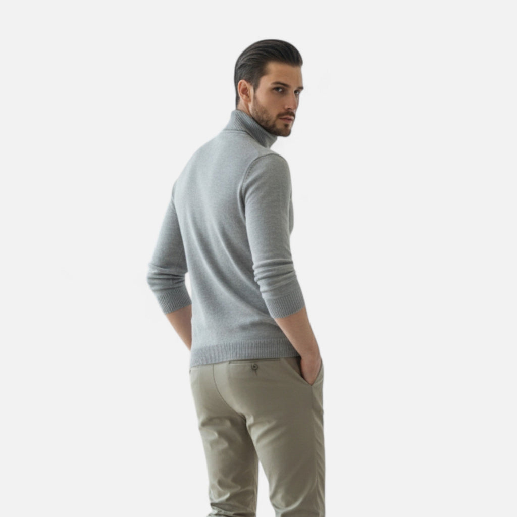Lauwren | Men's Classic Knit High Neck Sweater