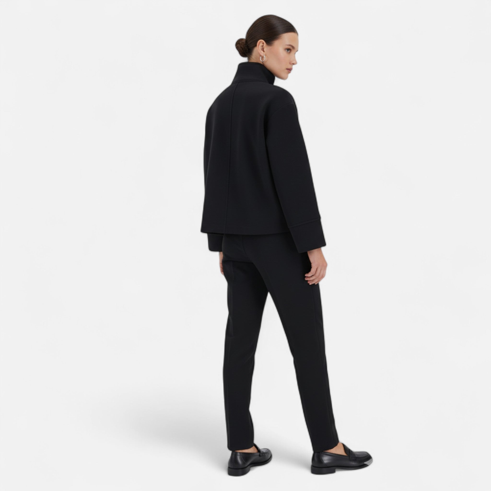 Lauwren | Women's Wool Jacket – Elegant High Collar