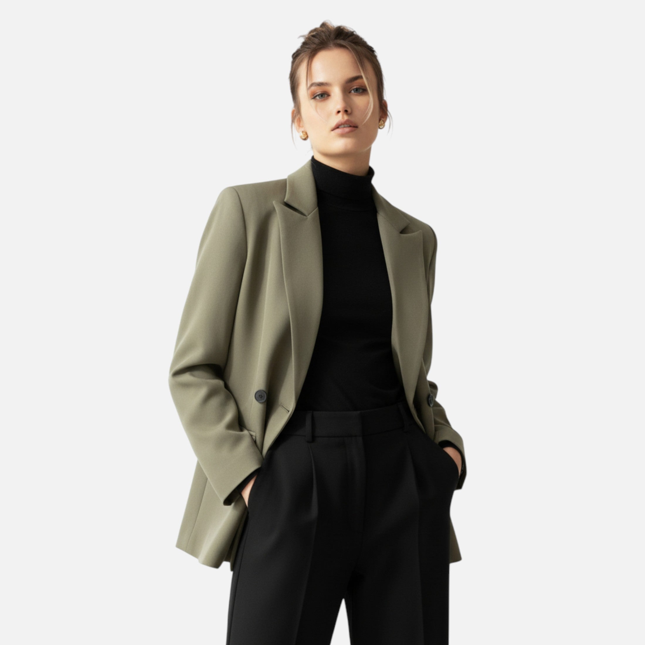 Lauwren | Women's Elegant Double-Breasted Blazer
