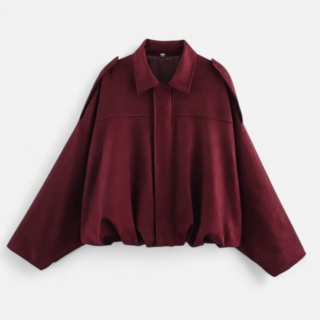 Lauwren | Women's Vintage Jacket with Turn-Down Collar