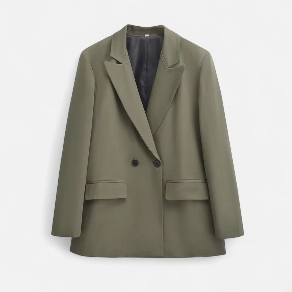 Lauwren | Women's Double-Breasted Blazer – Office Elegance