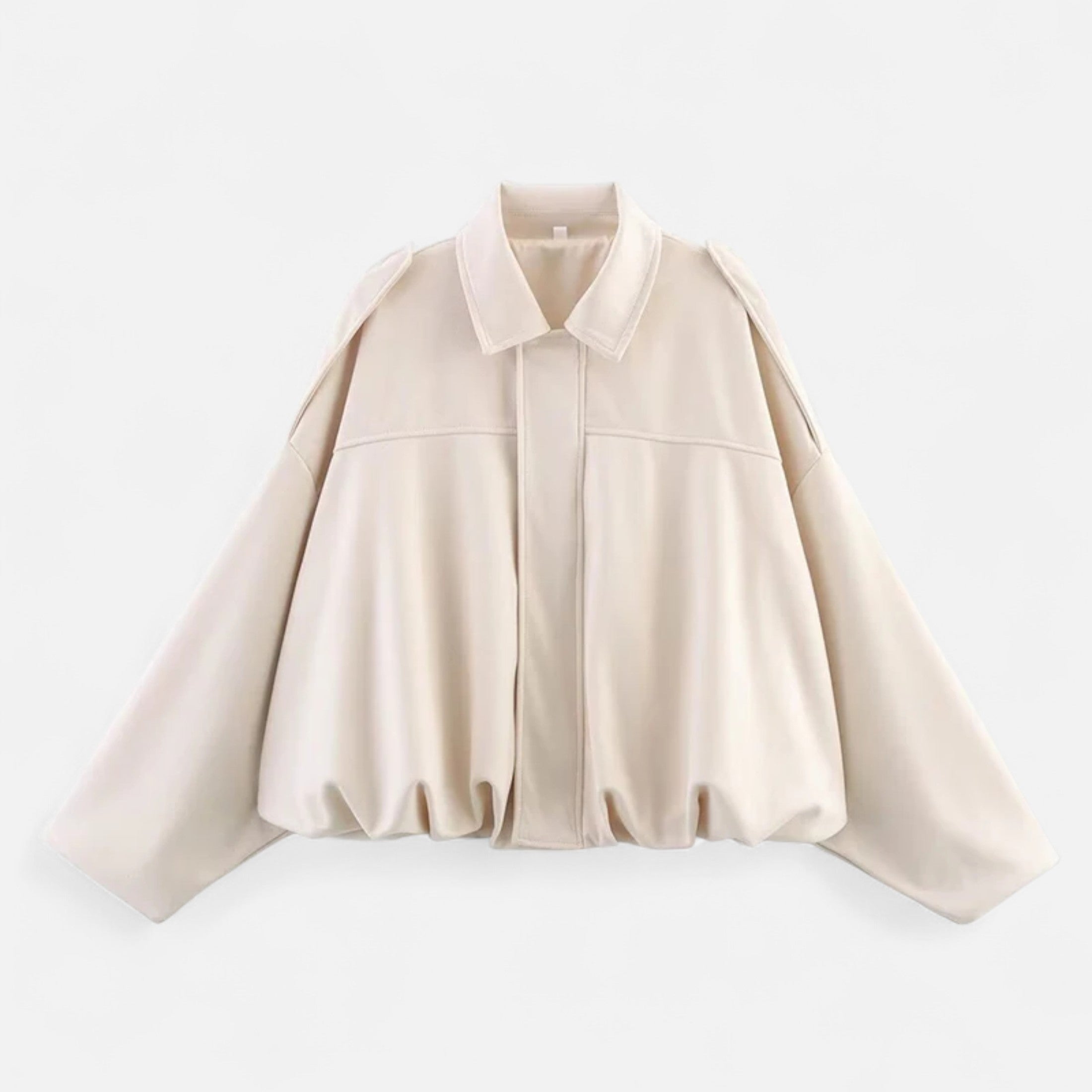 Lauwren | Women's Vintage Jacket with Turn-Down Collar