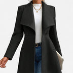 Lauwren | Women's Double-Breasted Coat - Classic Elegance