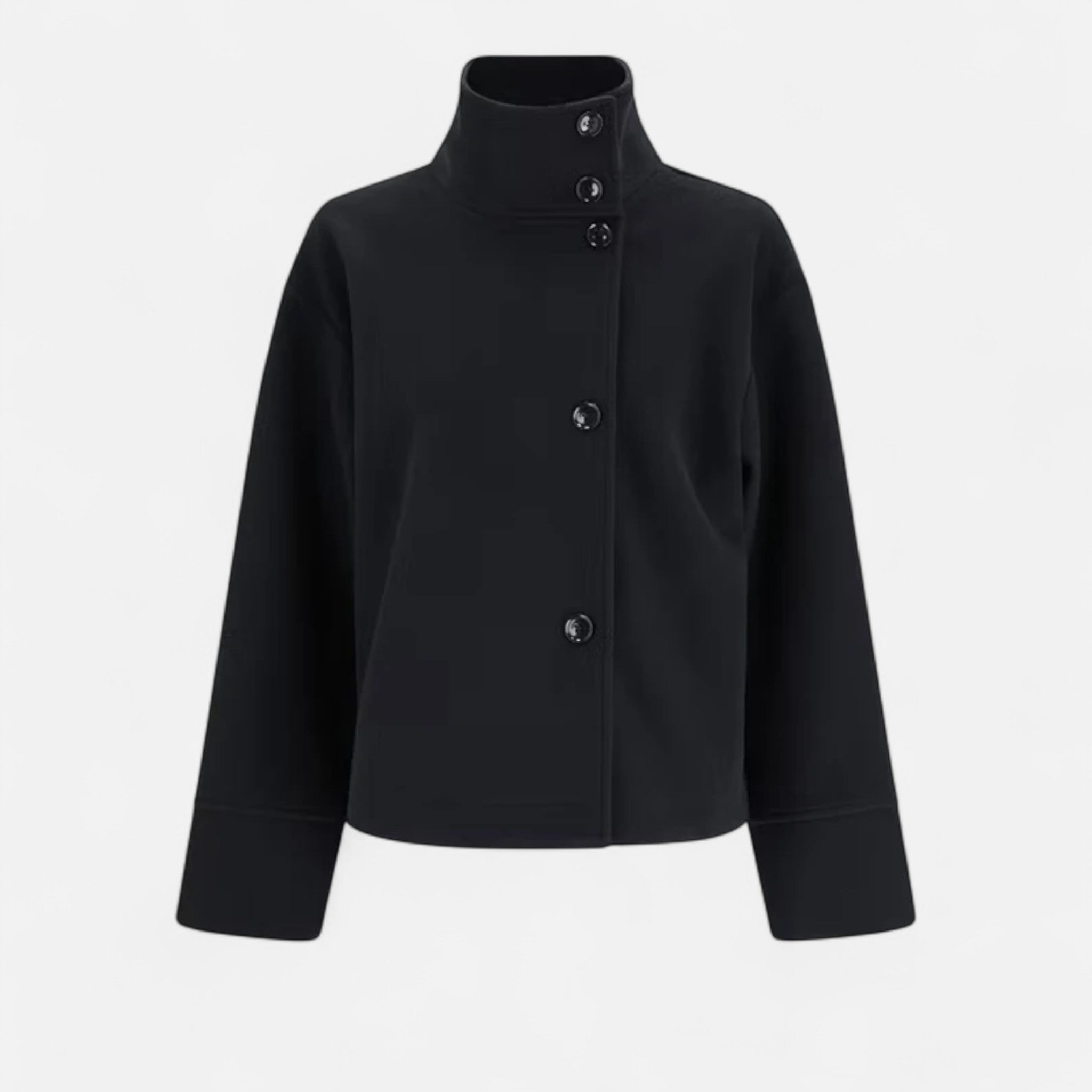 Lauwren | Women's Wool Jacket – Elegant High Collar