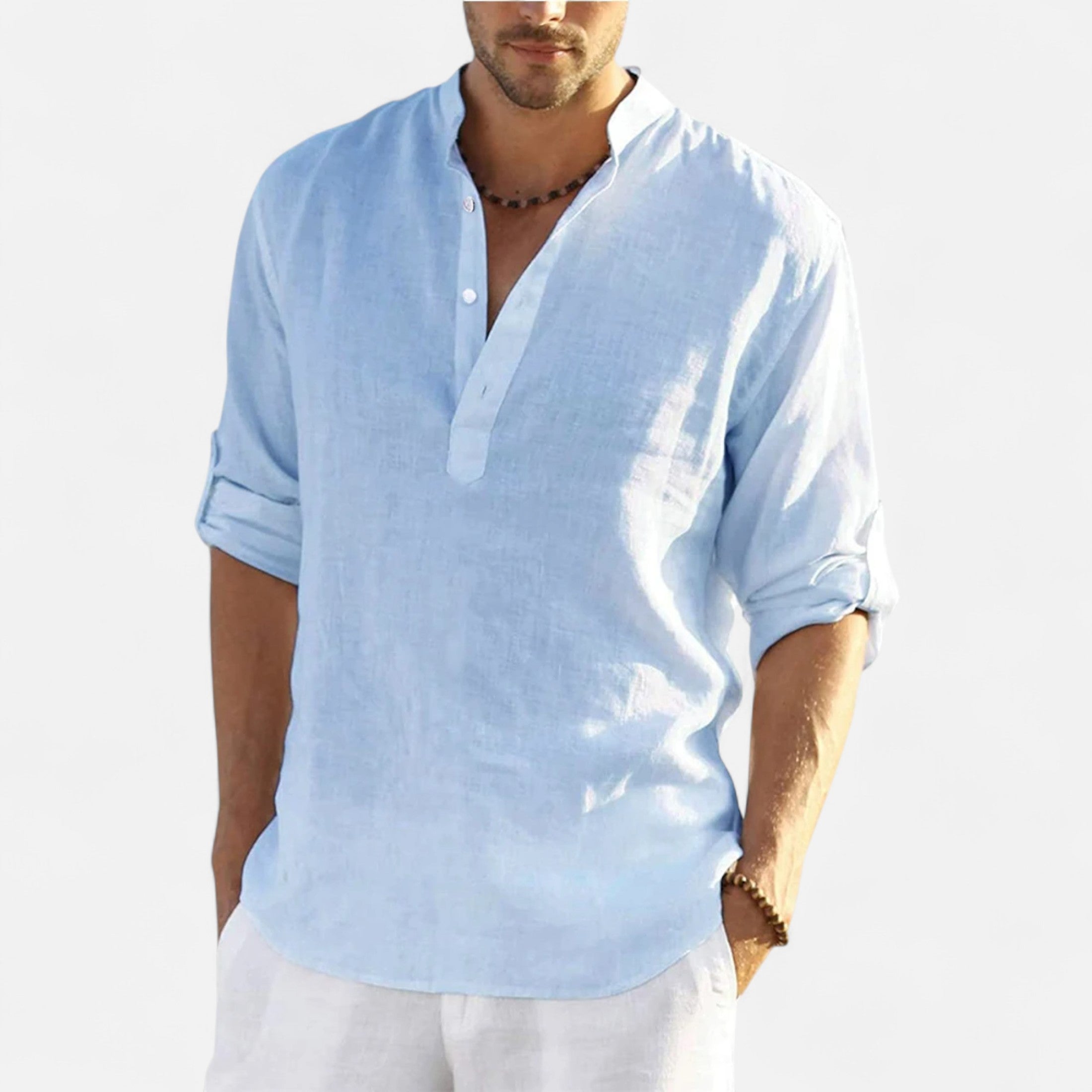 Lauwren | Men's Heritage Linen Cotton Shirt