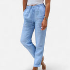 Lauwren | Woman's Elegant High-Waisted Trousers