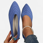 Lauwren | Woman's Elegant pointed toe ballerina's