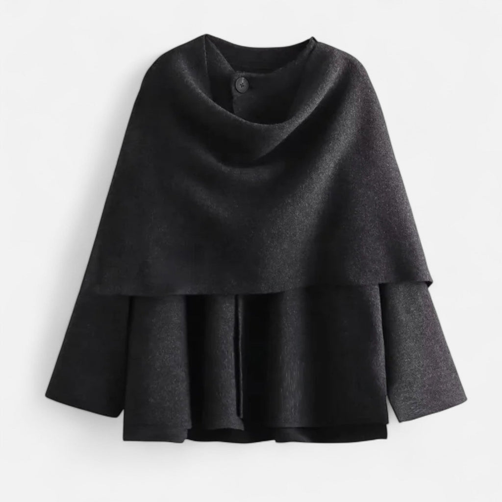 Lauwren | Women's Elegant Asymmetrical Sweater Coat