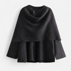 Lauwren | Women's Elegant Asymmetrical Sweater Coat