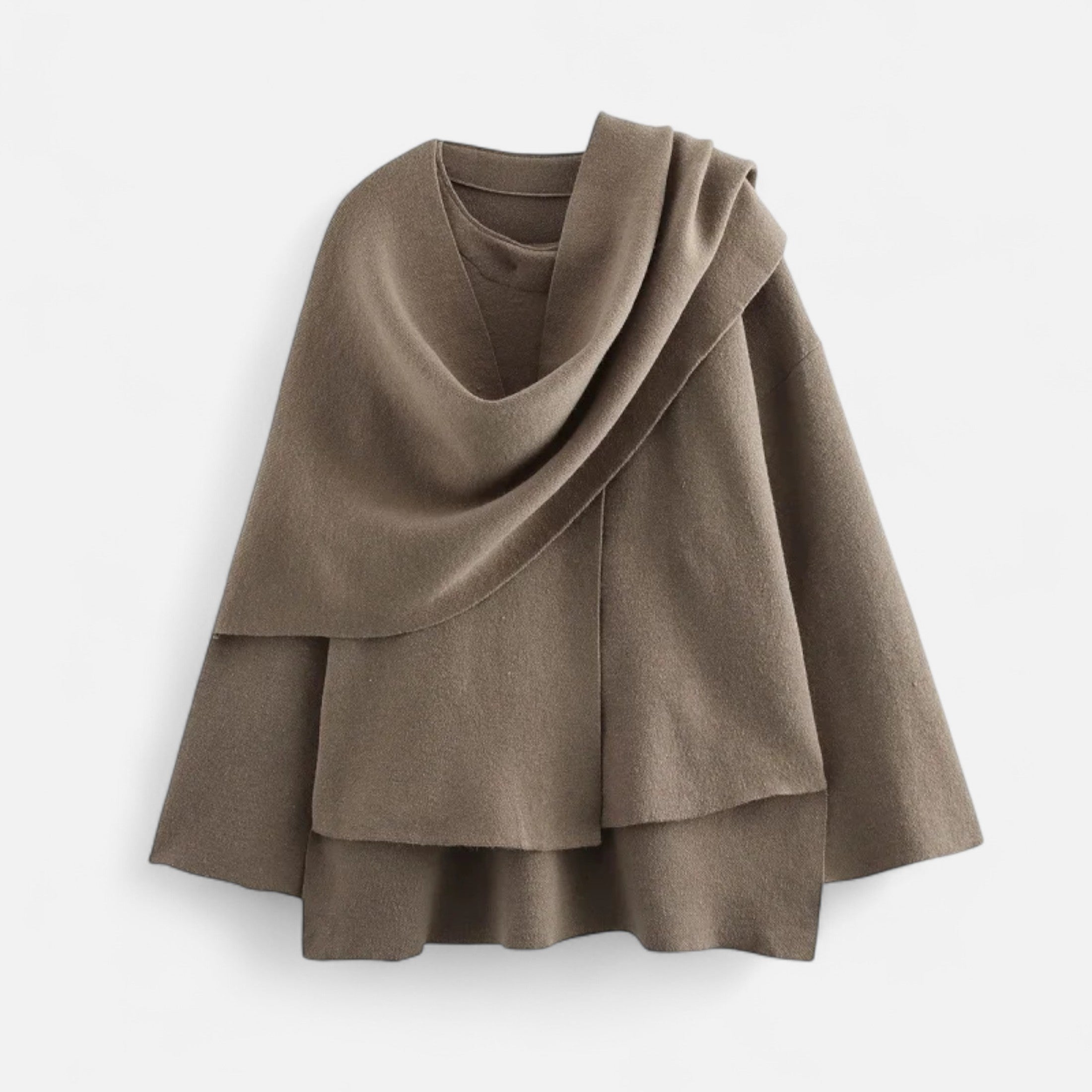 Lauwren | Women's Elegant Asymmetrical Sweater Coat