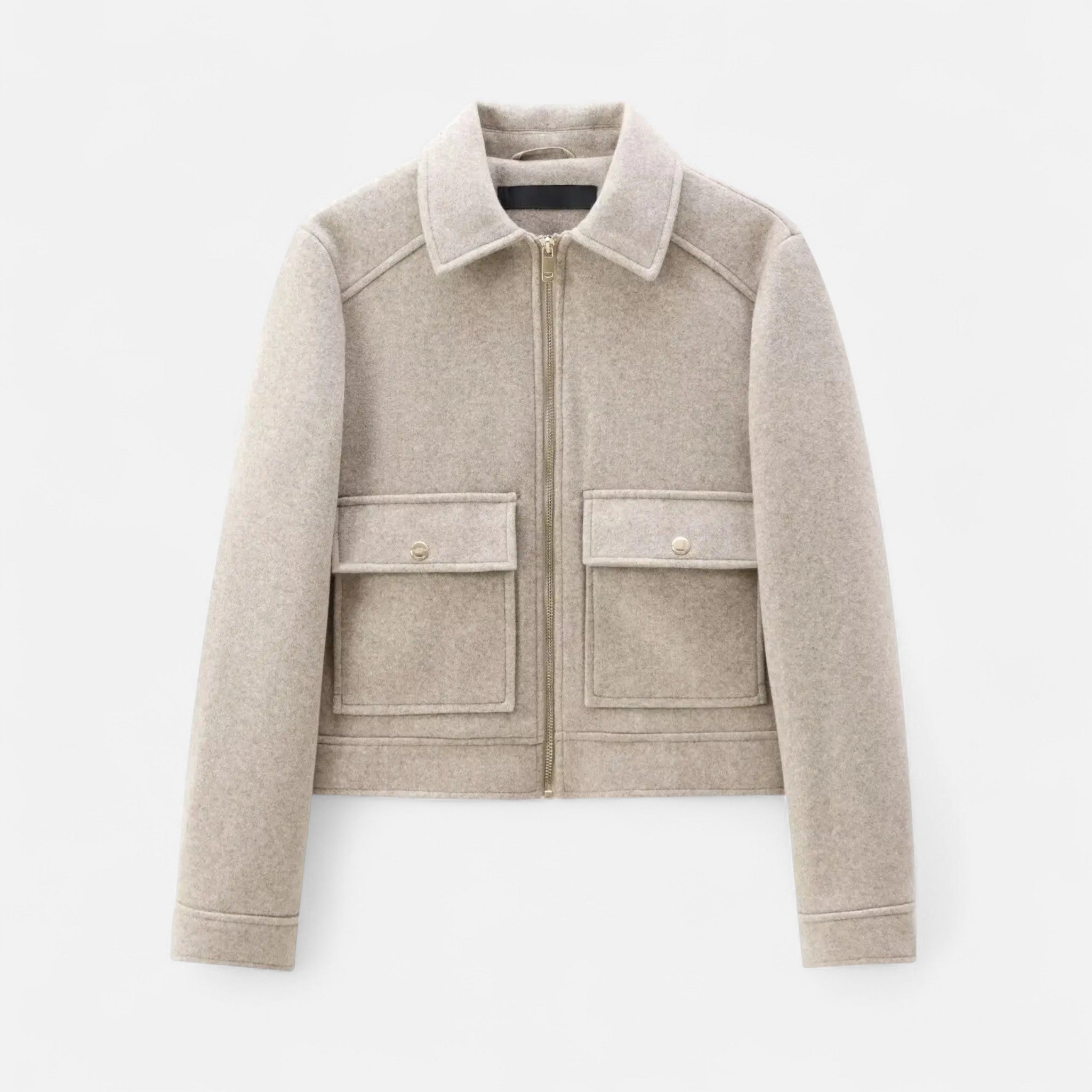 Lauwren | Women's Wool Jacket – Burgundy Elegance