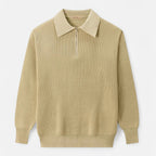 Lauwren | Men's Fold-Down Collar Sweater – Knitted Elegance