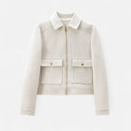 Lauwren | Women's Wool Jacket – Burgundy Elegance